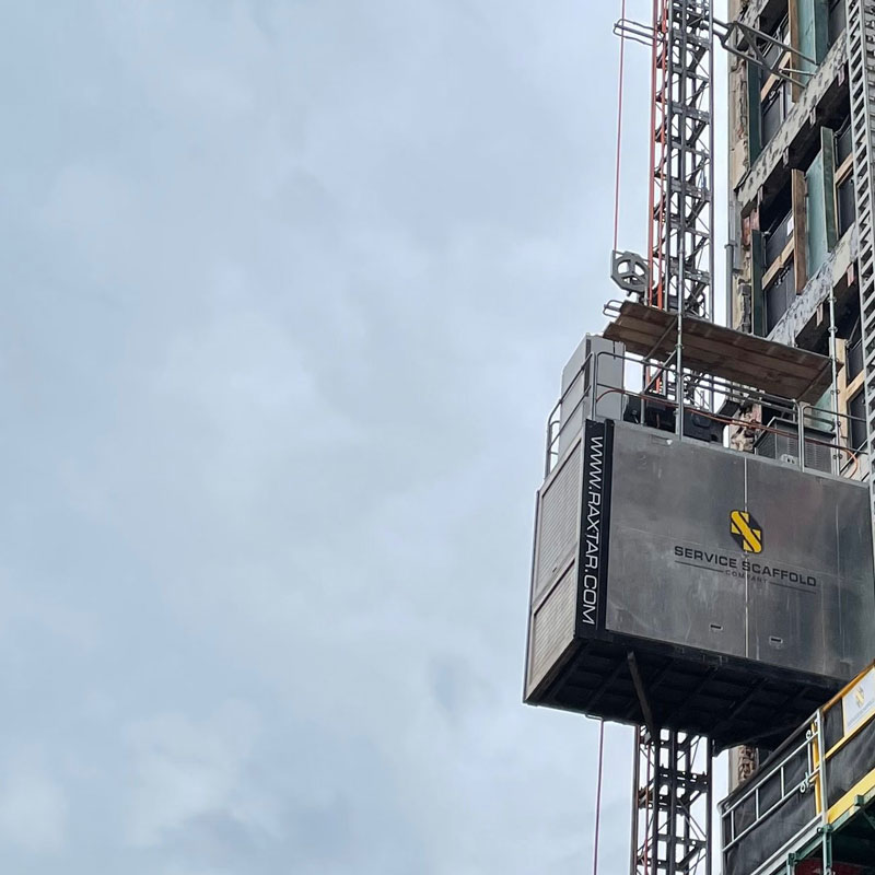 hoist up scaffolding